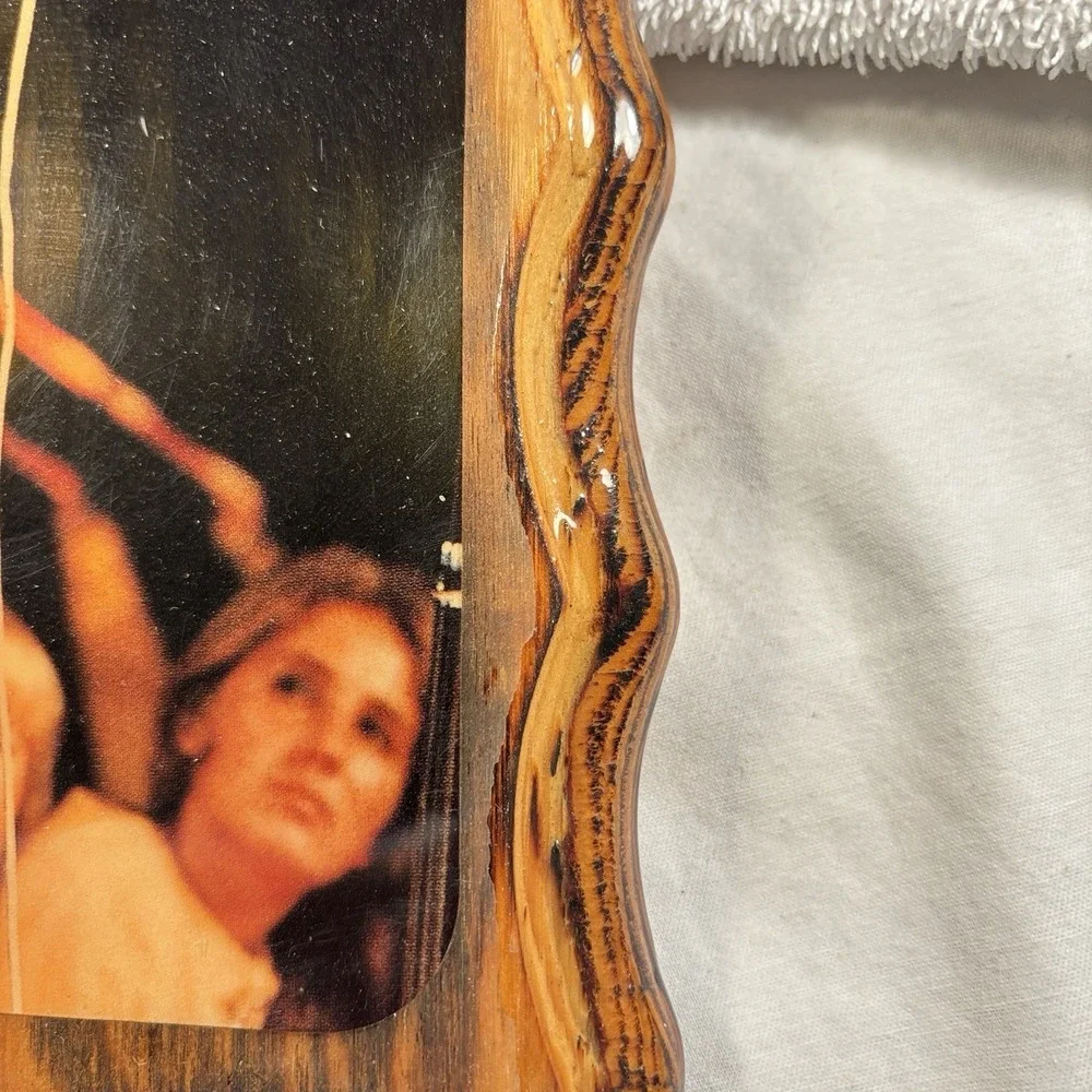 Vintage 1968 Elvis Presley Picture - Wood Frame - High Gloss Finish - 10